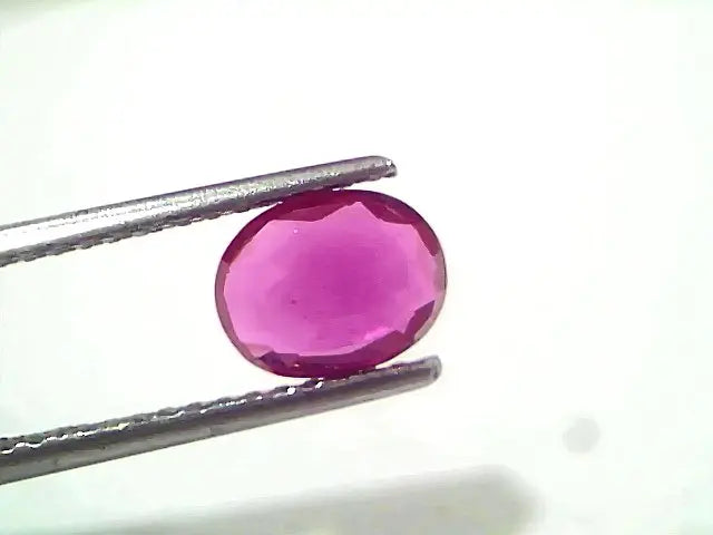 1.72 Ct IGI Certified Unheated Untreted Natural Mozambique Ruby AAAAA