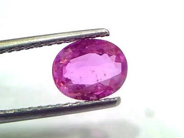 1.75 Ct GII Certified Unheated Untreated Natural Madagaskar Ruby