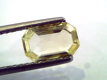 1.75 Ct Unheated Untreated Natural Ceylon Yellow Sapphire/Pukhraj