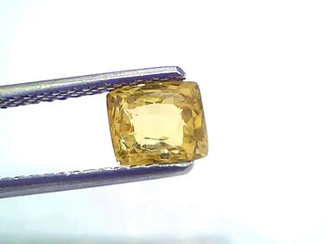 1.82 Ct Certified Unheated Untreated Natural Ceylon Yellow Sapphire