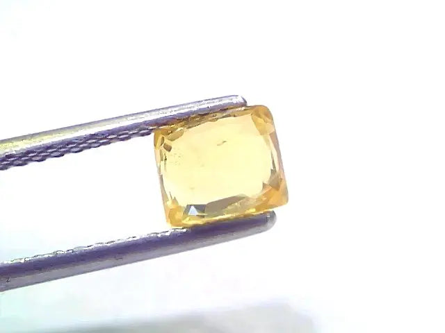 1.82 Ct Certified Unheated Untreated Natural Ceylon Yellow Sapphire