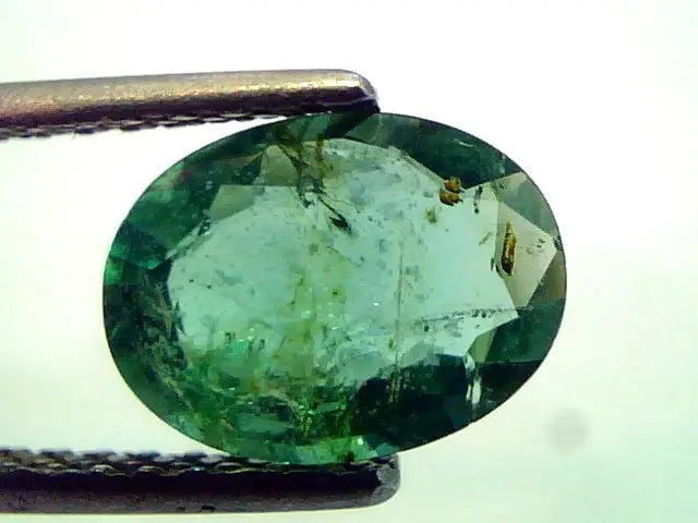1.77 Ct Untreated Natural Zambian Emerald Gemstone Real Panna