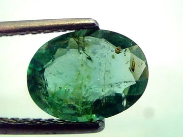 1.77 Ct Untreated Natural Zambian Emerald Gemstone Real Panna
