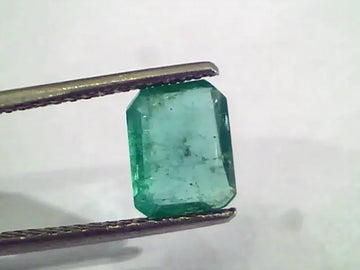 1.77 Ct Unheated Untreated Natural Zambian Emerald Panna