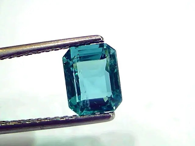 1.77 Ct GII Certified Untreated Natural Zambian Emerald Gemstone AAA