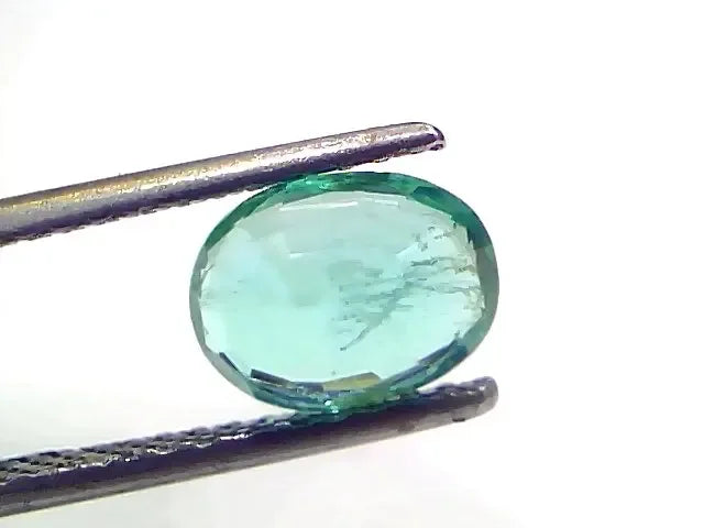 1.77 Ct GII Certified Untreated Natural Colombian Emerald Gemstone AAA - Venus Gems