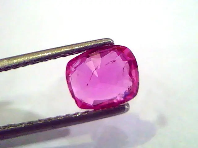 1.78 Ct 3 Rt Certified Unheated Untreated Natural Madagaskar Ruby Gem