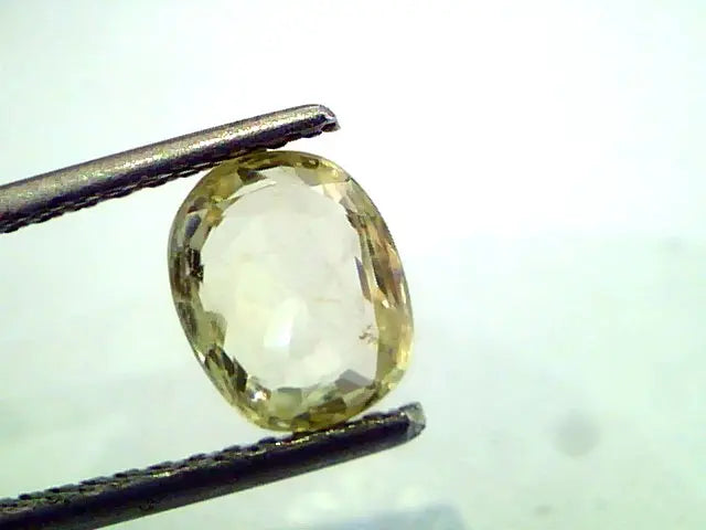 1.78 Ct Unheated Untreated Natural Yellow Sapphire Gemstone