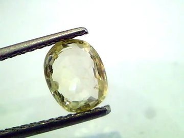1.78 Ct Unheated Untreated Natural Yellow Sapphire Gemstone
