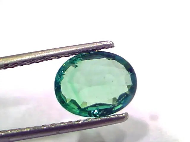 1.79 Ct GII Certified Untreated Natural Zambian Emerald Gemstone AAAAA