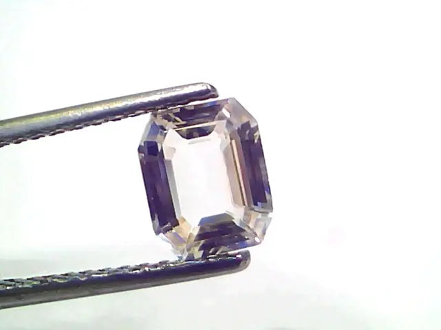 1.79 Ct Certified Unheated Untreated Natural Ceylon White Sapphire