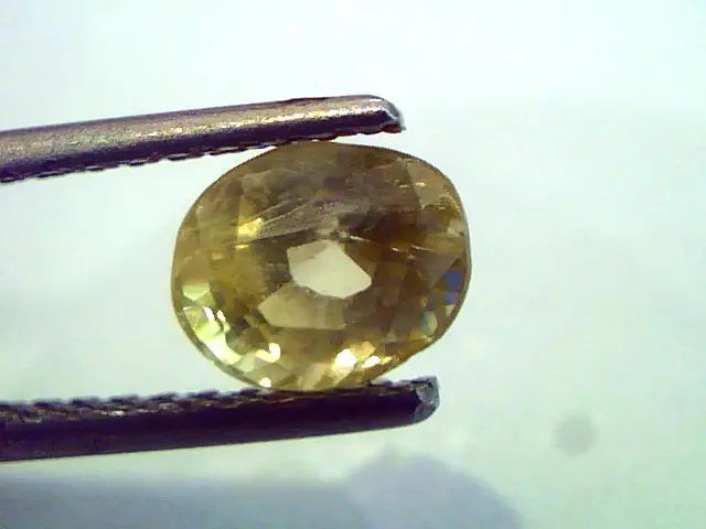 1.79 Ct Unheated Untreated Natural Ceylon Yellow Sapphire Pukhraj