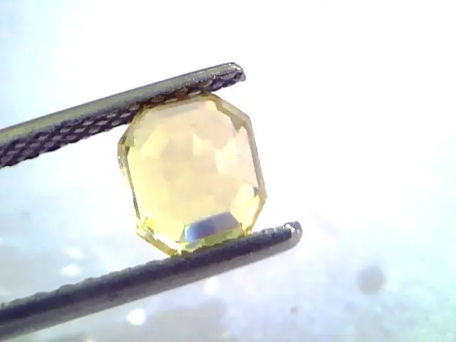 1.81 Ct Unheated Untreated Natural Ceylon Yellow Sapphire/Pukhraj