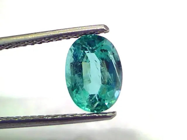 1.80 Ct GII Certified Untreated Natural Zambian Emerald Gemstone AAA