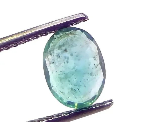 1.80 Ct Certified Untreated Natural Zambian Emerald Gemstone Panna - Venus Gems