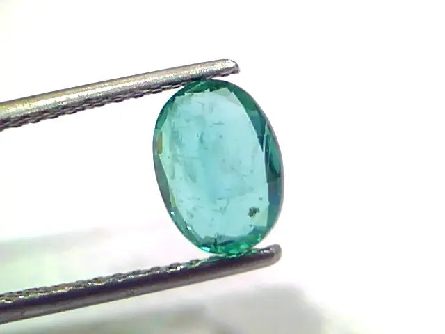1.80 Ct GII Certified Untreated Natural Zambian Emerald Gemstone AAA