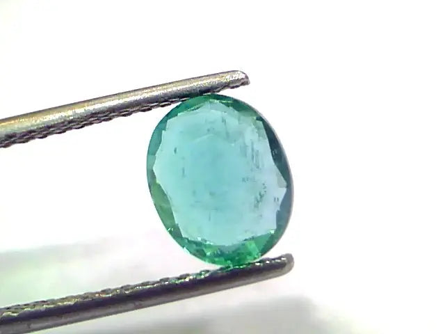 1.80 Ct GII Certified Untreated Natural Zambian Emerald Gemstone AA