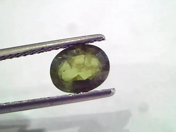 1.80 Carat Unheated Untreated Natural Srilankan Green Sapphire - Venus Gems