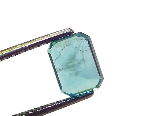 1.84 Ct Certified Untreated Natural Zambian Emerald Panna Gemstone - Venus Gems