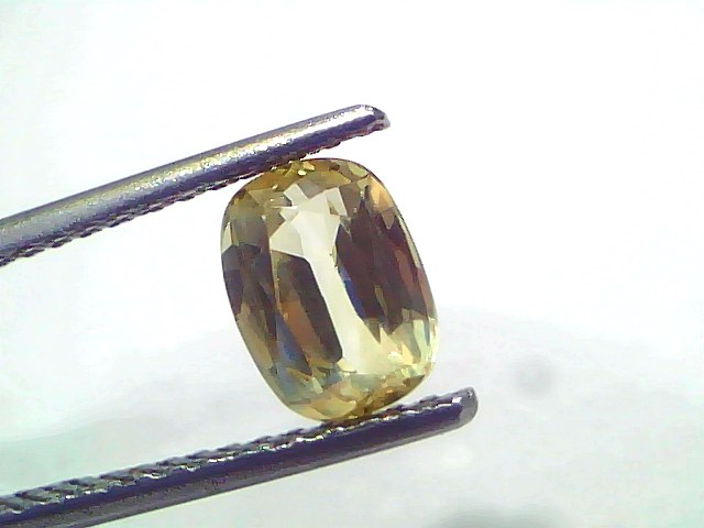 1.82 Ct Certified Unheated Natural Ceylon Yellow Sapphire Pukhraj – 2.00 Ratti