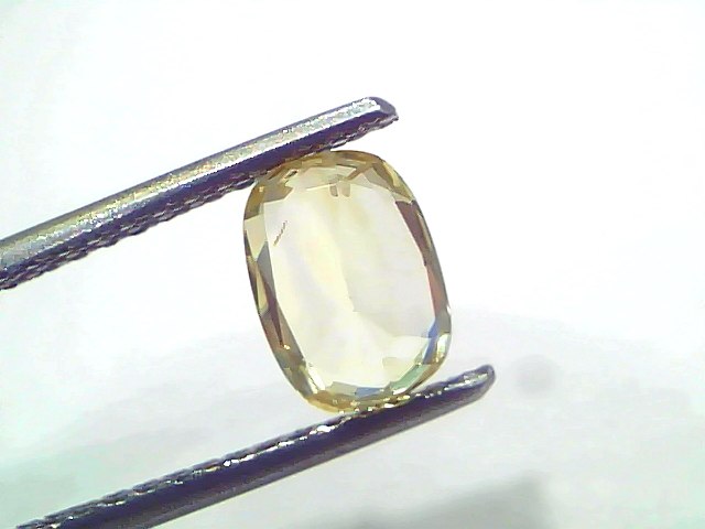 1.82 Ct Certified Unheated Natural Ceylon Yellow Sapphire Pukhraj – 2.00 Ratti