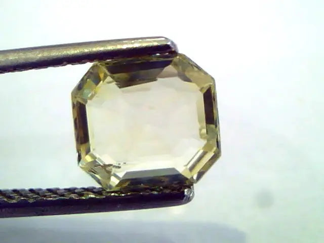 1.81 Ct Unheated Untreated Natural Ceylon Yellow Sapphire/Pukhraj
