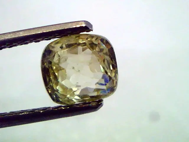 1.82 Ct Unheated Untreated Natural Yellow Sapphire Pukhraj
