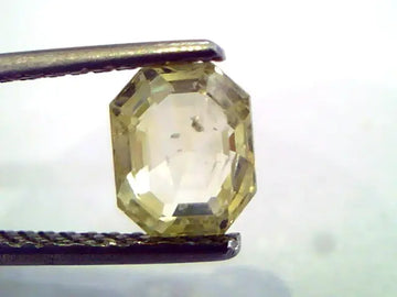 1.83 Ct Unheated Untreated Natural Ceylon Yellow Sapphire/Pukhraj