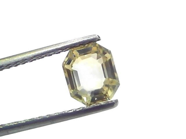 1.83 Ct Certified Unheated Untreated Natural Ceylon Yellow Sapphire