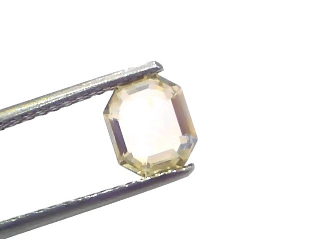 1.83 Ct Certified Unheated Untreated Natural Ceylon Yellow Sapphire