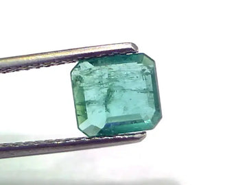1.86 Ct Untreated Natural Zambian Emerald Gemstone Panna Gems