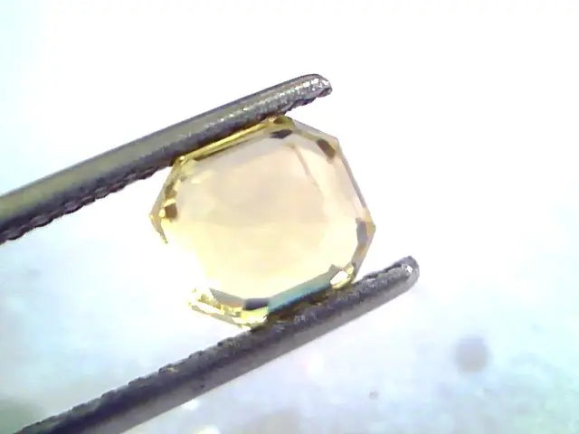 1.86 Ct Unheated Untreated Natural Ceylon Yellow Sapphire/Pukhraj