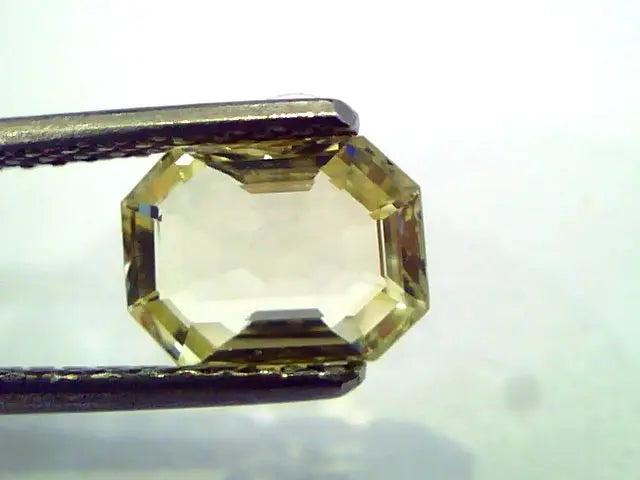 1.85 Ct Unheated Untreated Natural Ceylon Yellow Sapphire/Pukhraj
