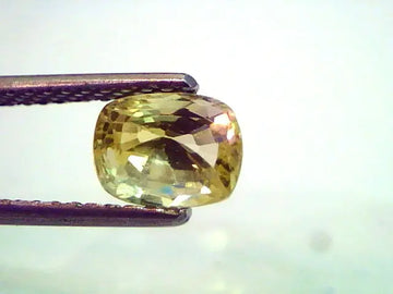 1.85 Ct Unheated Untreated Natural Ceylon Yellow Sapphire,Gems