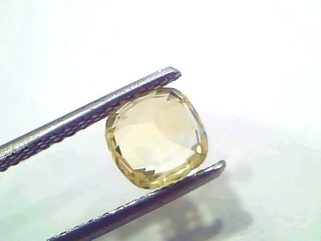 1.85 Ct Certified Unheated Natural Ceylon Yellow Sapphire Pukhraj – 2.03 Ratti