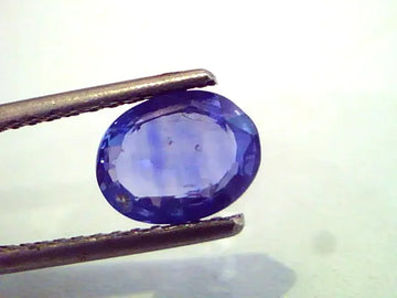 1.86 Ct Unheated Untreated Natural Ceylon Blue Sapphire NeelamAA