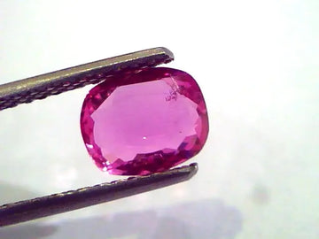 1.87 Ct 3.25 Rt Certified Unheated Untreated Natural Madagaskar Ruby