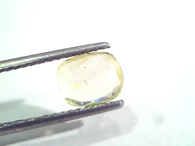 1.88 Ct Unheated Untreated Natural Ceylon Yellow Sapphire Pukhraj