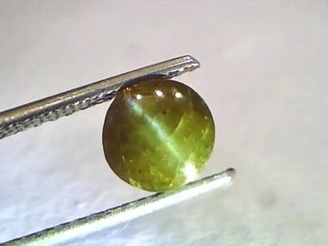 1.90 Ct Certified Untreated Natural Chrysoberyl Cats Eye,Lehsunia