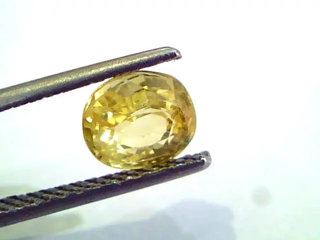 1.87 Ct Unheated Untreated Natural Ceylon Yellow Sapphire Gems