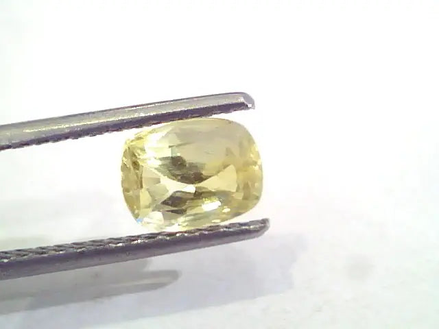 1.88 Ct Unheated Untreated Natural Ceylon Yellow Sapphire/Pukhraj