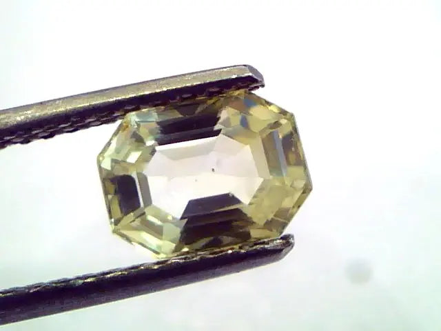 1.88 Ct Unheated Untreated Natural Ceylon Yellow Sapphire/Pukhraj