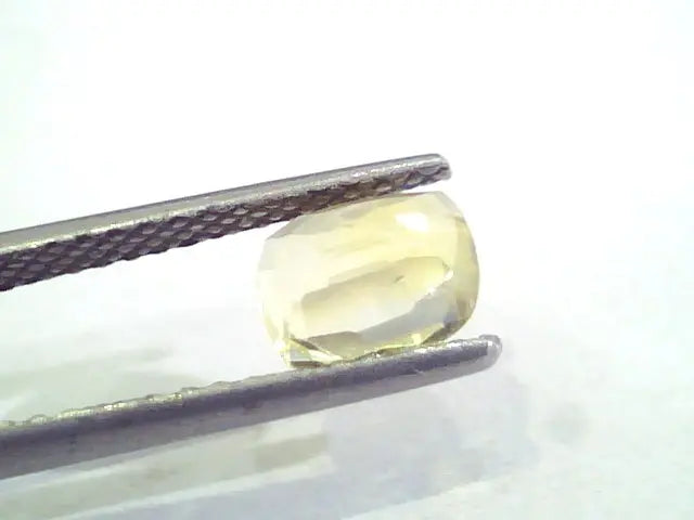 1.88 Ct Unheated Untreated Natural Ceylon Yellow Sapphire/Pukhraj