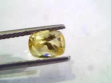 1.88 Ct Unheated Untreated Natural Ceylon Yellow Sapphire/Pukhraj