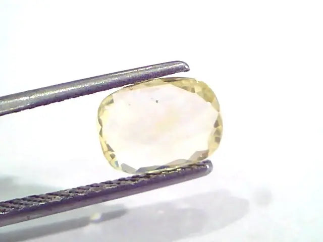 1.90 Ct Unheated Untreated Natural Ceylon Yellow Sapphire Pukhraj