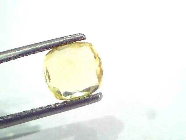 1.90 Ct Unheated Untreated Natural Ceylon Yellow Sapphire Pukhraj