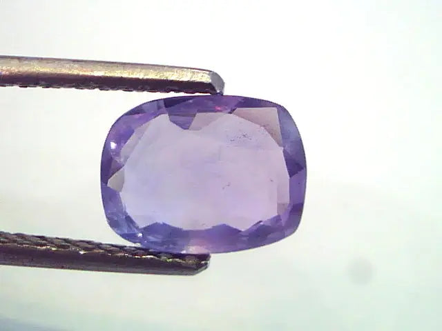 1.92 Ct Untreated Natural Ceylon Purplish Blue Sapphire (Khooni)