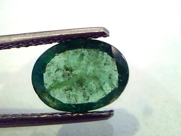 1.92 Ct Unheated Untreated Natural Zambian Emerald Panna Gemstones