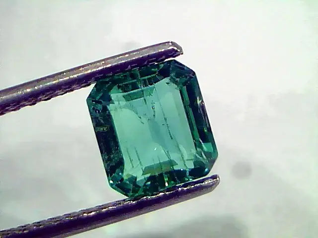 1.89 Ct IGI Certified Untreated Natural Zambian Emerald Gems AAA