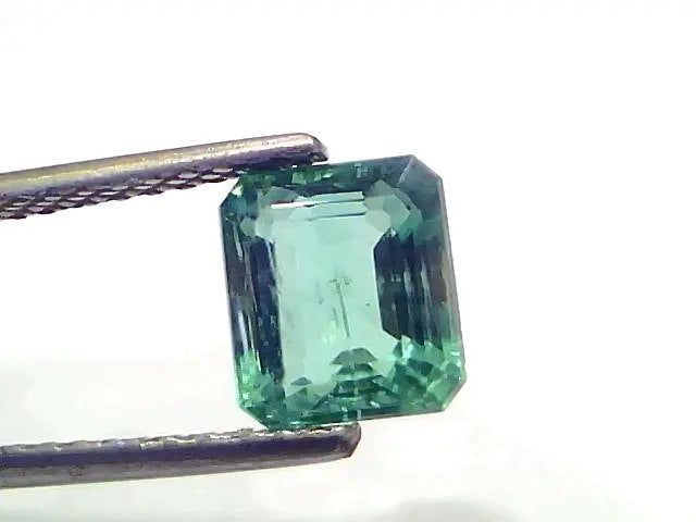 1.90 Ct GII Certified Untreated Natural Zambian Emerald Gemstone AAAAA